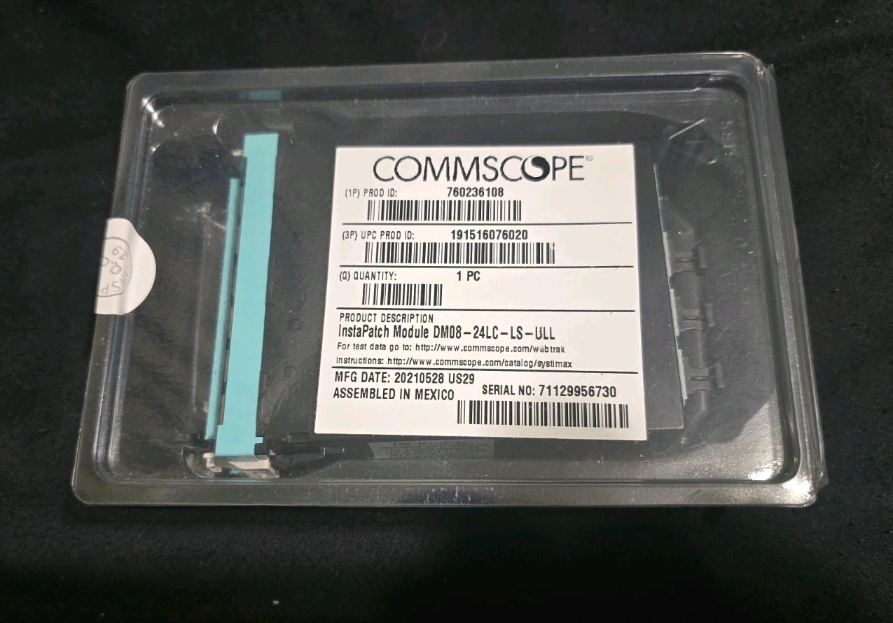 New Commscope InstaPatch Module DM08-24LC-LS-ULL 760236108