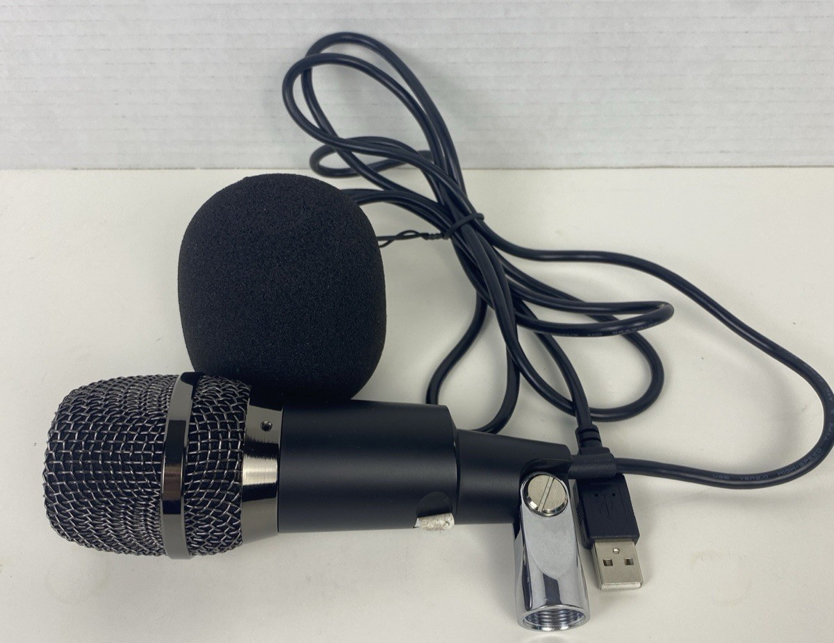 Fifine K668 Condensor Microphone w/ Wind Cap Content Creator VLOG Podcast Mic
