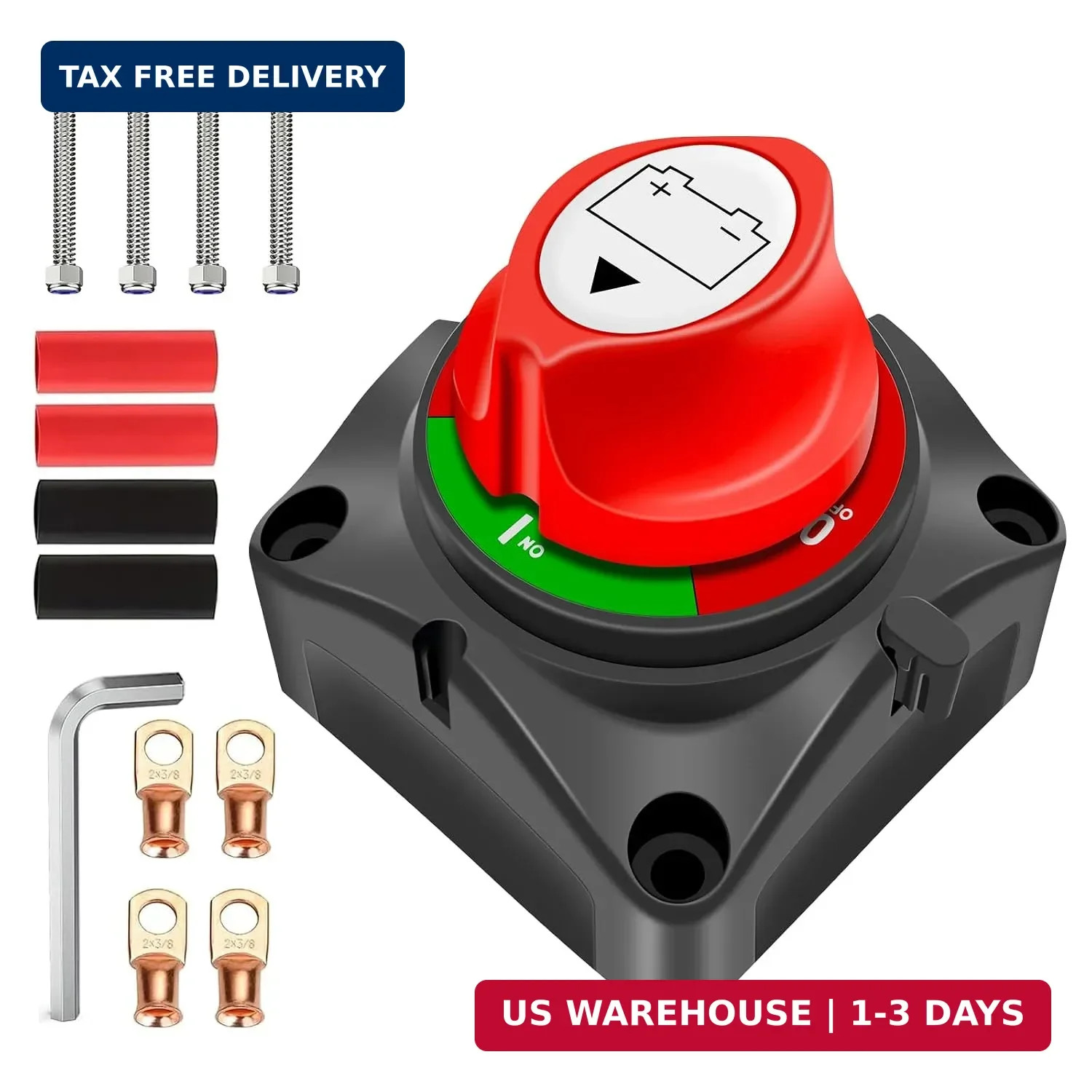 12V-48V 275A Battery Power Master Switch Disconnect Isolator