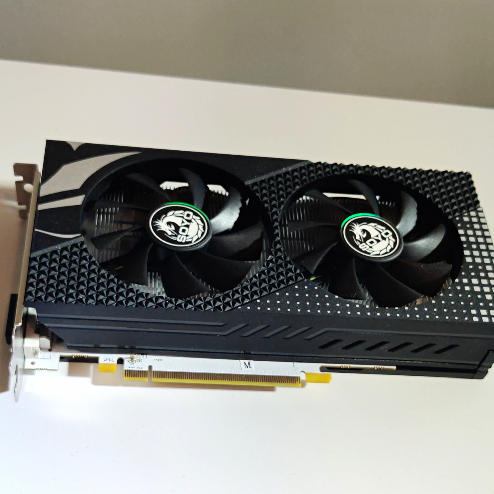 SOYO AMD Radeon RX 580 8GB GDDR5 Dual Fan PCIe x16 HDMI DP DVI