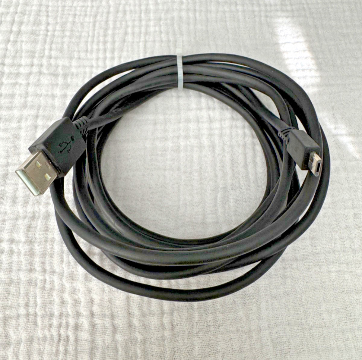 USB 2.0 A Male to Mini USB 5-Pin Cable 10 ft