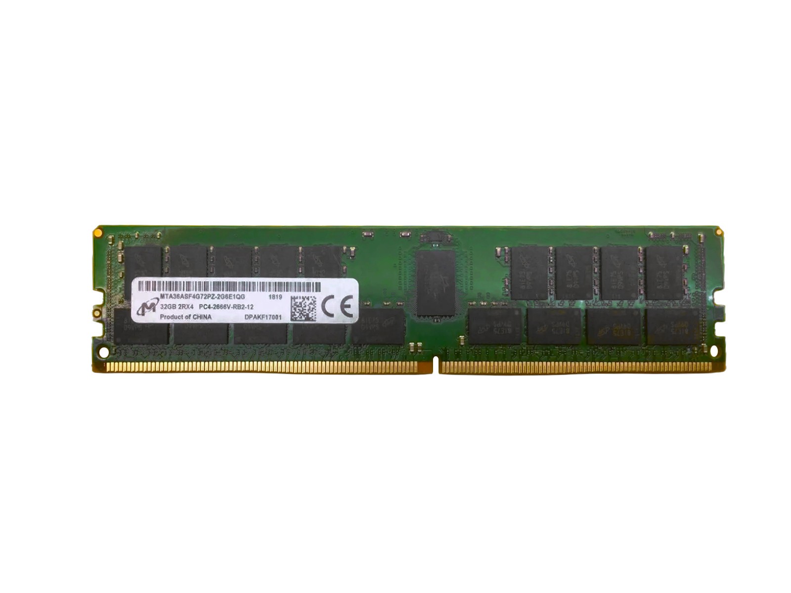 RAM Micron 32GB 2Rx4 DDR4 RDIMM 2400MHz MTA36ASF4G72PZ-2G3D1