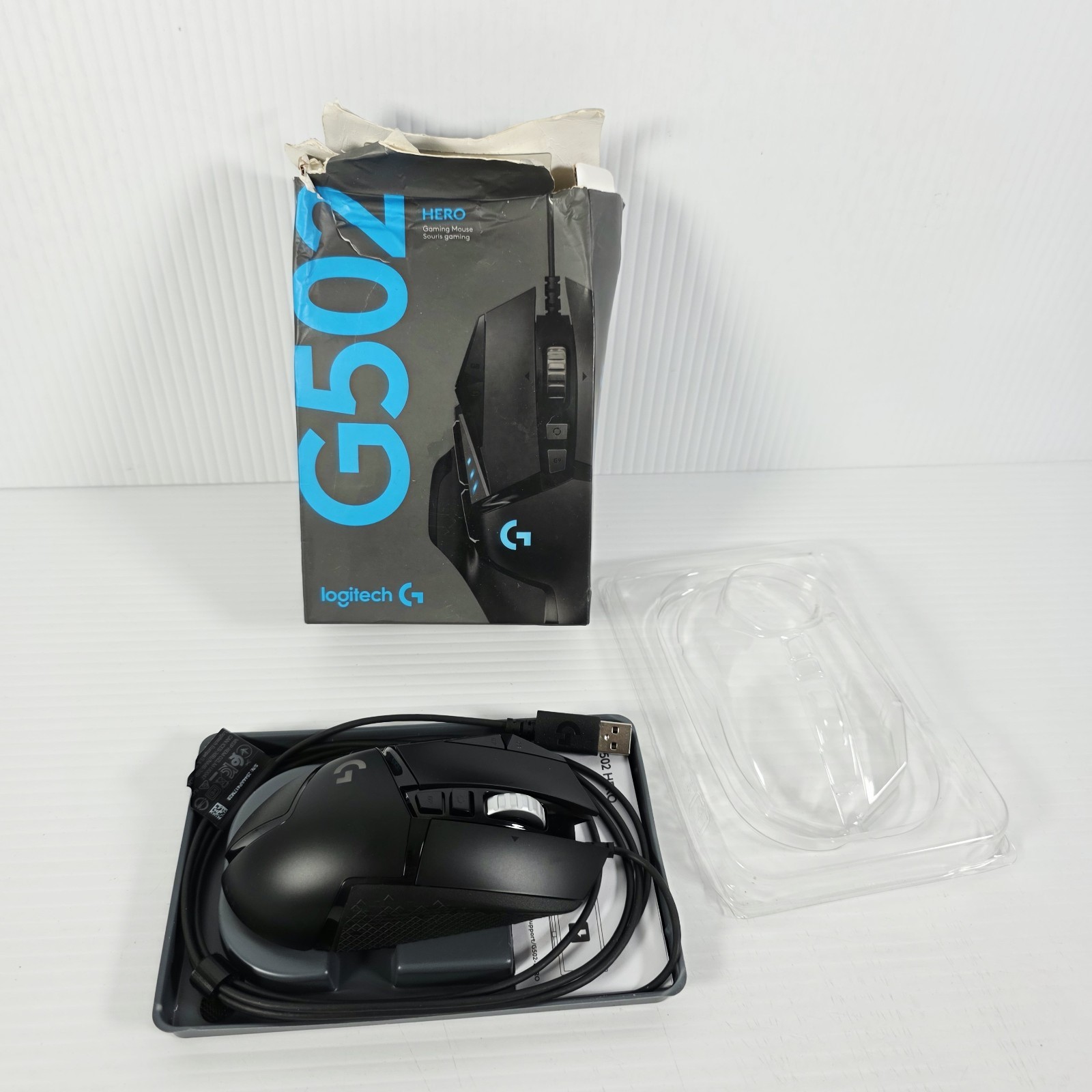 Logitech G502 HERO High Performance Wired Gaming Mouse, 910-005469 - Black