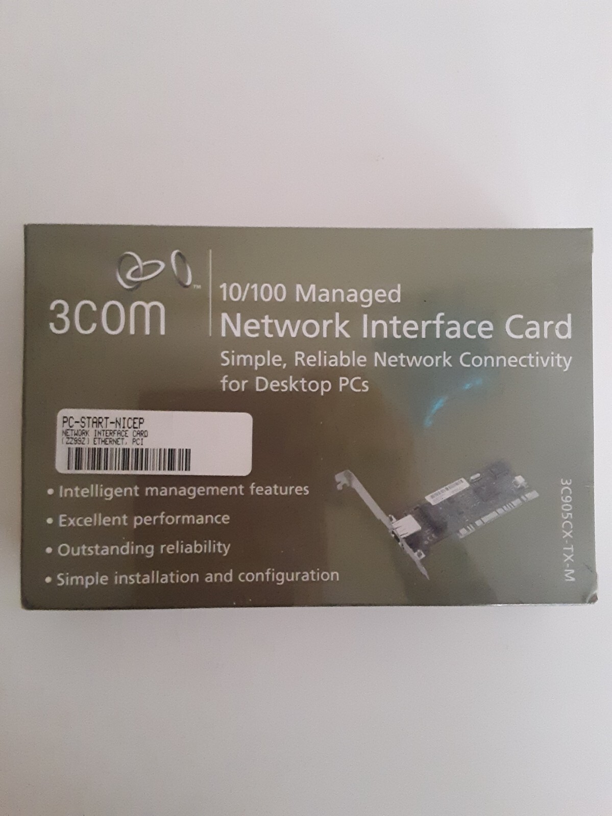 3Com / Network Interface Card / 3C905CX-TX-M (10/100 Managed) NEW SEALED