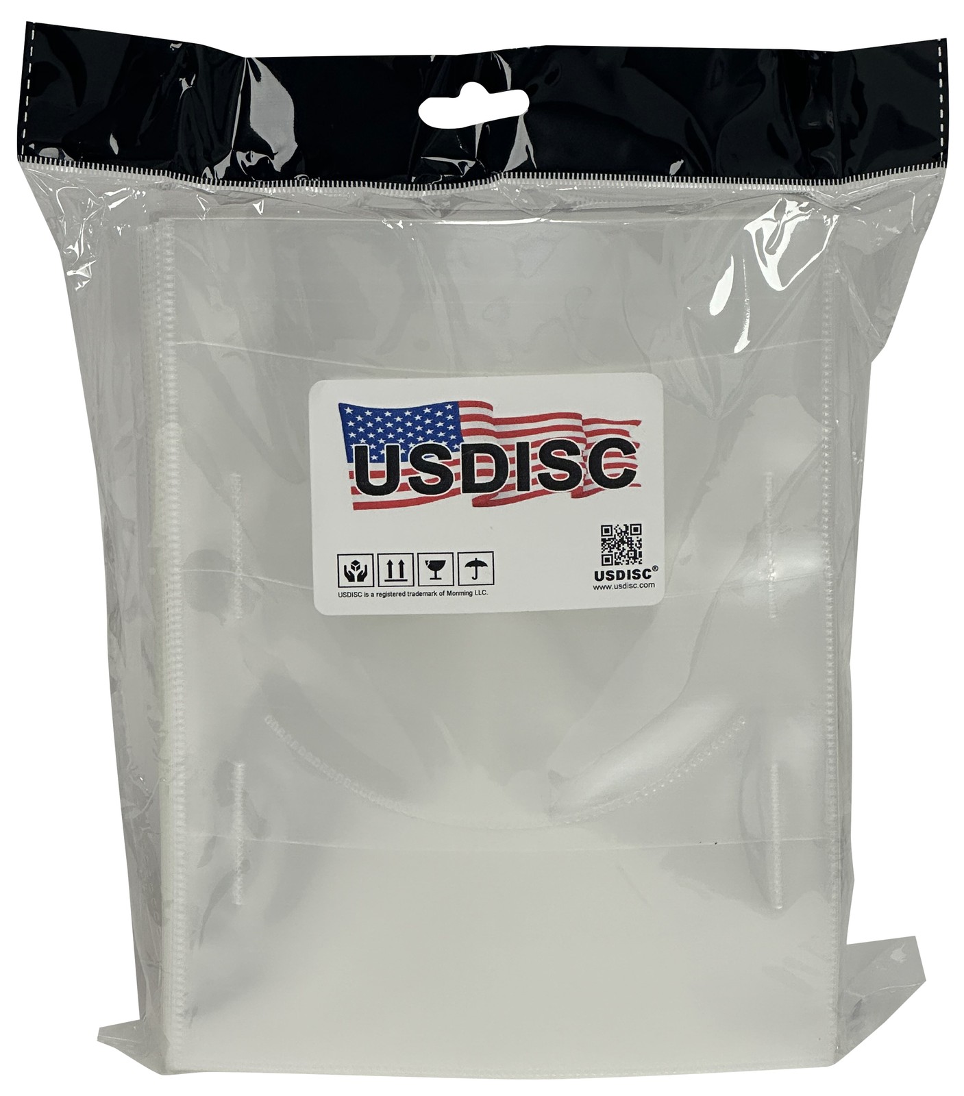 USDISC Plastic Sleeves 4mil 5.75 x 7.5, Double 2 Disc (Clear) Lot