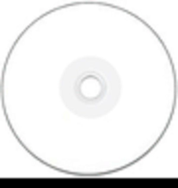 100 ORIGINAL JVC TY CD-R WHITE INKJET HUB PRINT, 52X,80MIN,700MB,CDR80WPP25EB