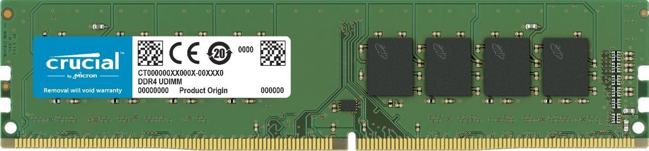 Crucial 16GB CT16G4DFRA266 DDR4 2666 MHz PC4-21300 Desktop Memory Non ECC