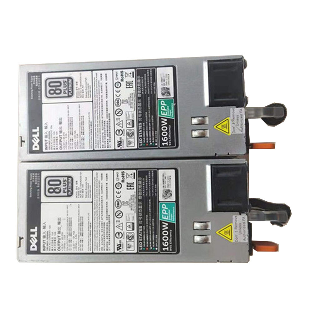 95HR5 T4GCW D5W1N For Dell R530 R630 R730 Server Power Supply 1600W
