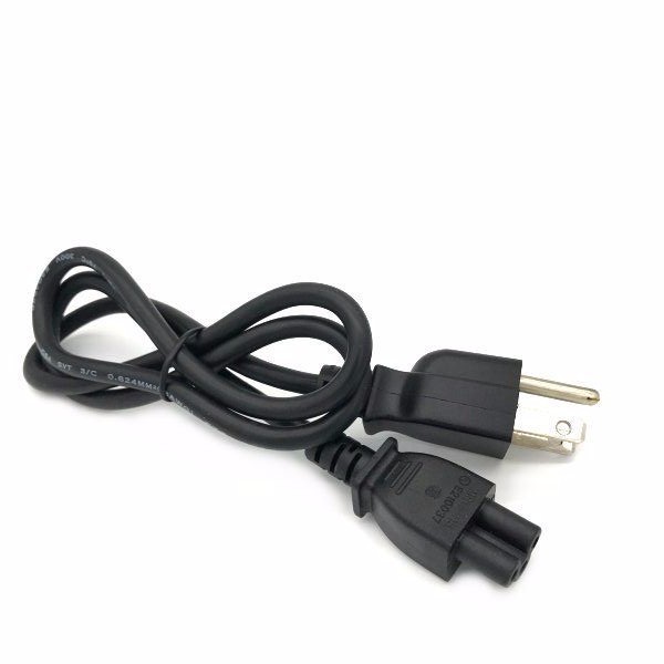 3FT AC POWER CORD for CRT DESKTOP PRINTER HP DELL LEXMARK SHORT CABLE 3 PRONGS