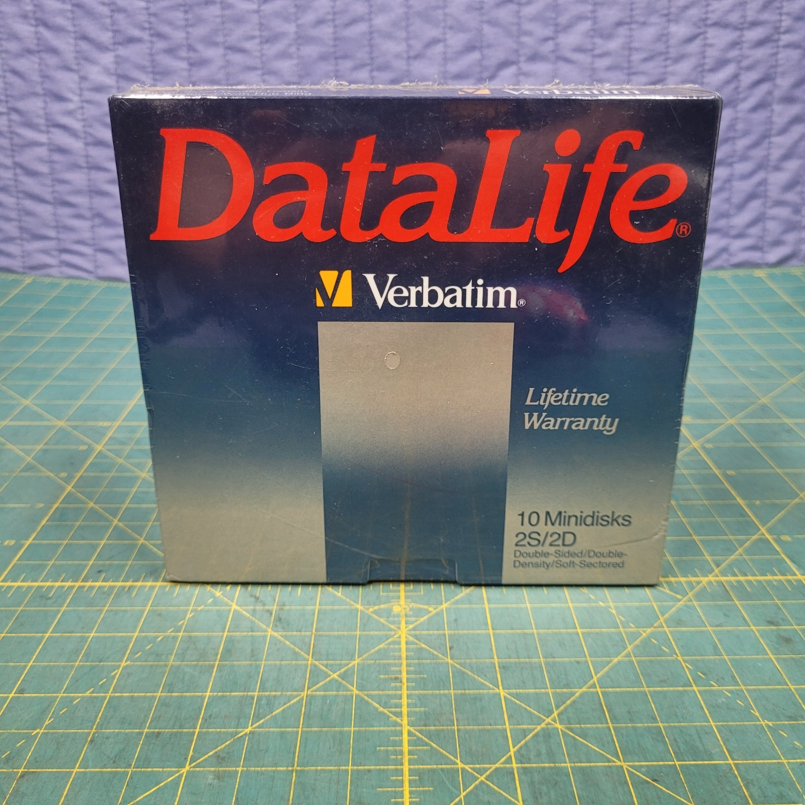 Verbatim DataLife 10 Minidisks 2S/2D Double Sided #MD 550-01 NIP