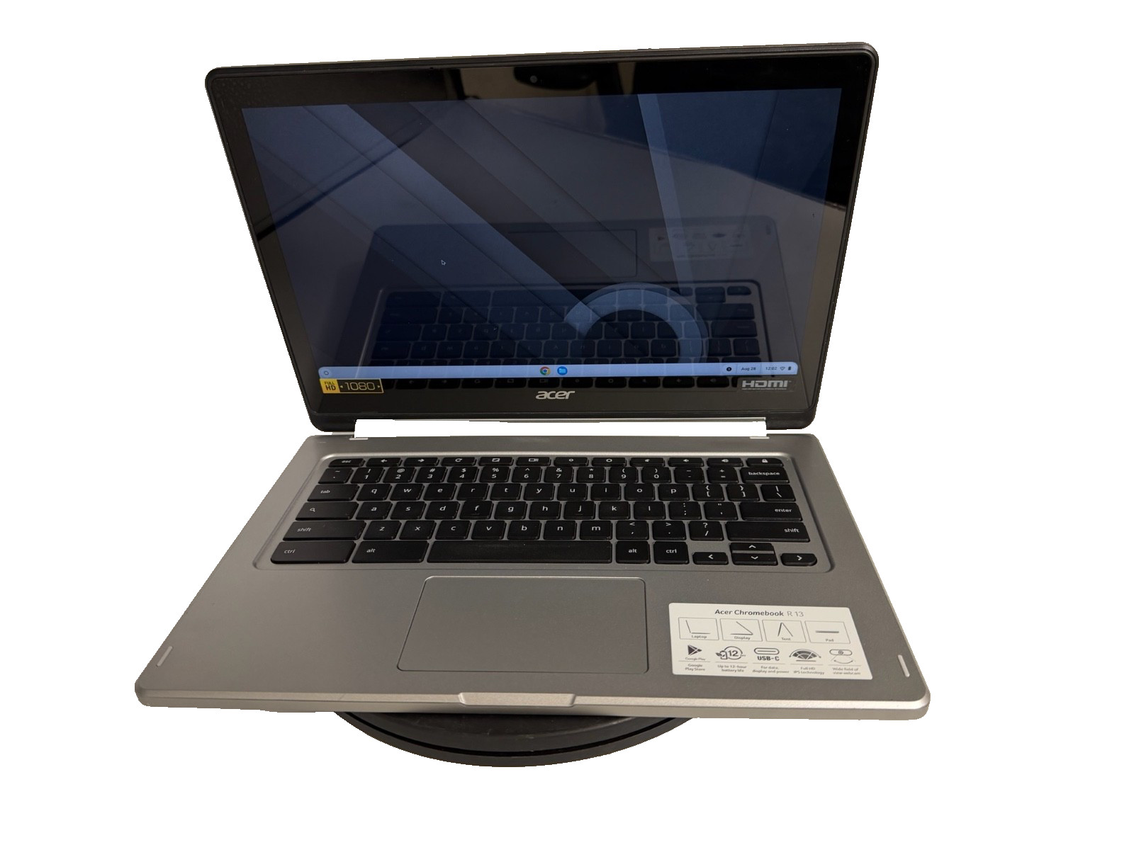 Acer Chromebook R13-MediaTek M8173@1.7GHz 4GB DDR3 Ram 64GB eMMc Chrome OS