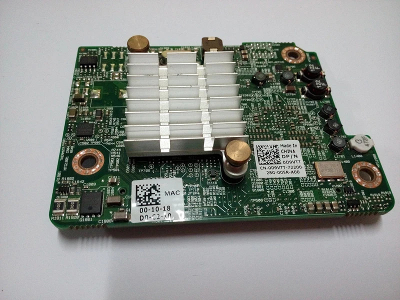 Dell PowerEdge M710 M915 Broadcom 57711 Dual Port 10Gb Mezzanine Card D9VTT 0D9V