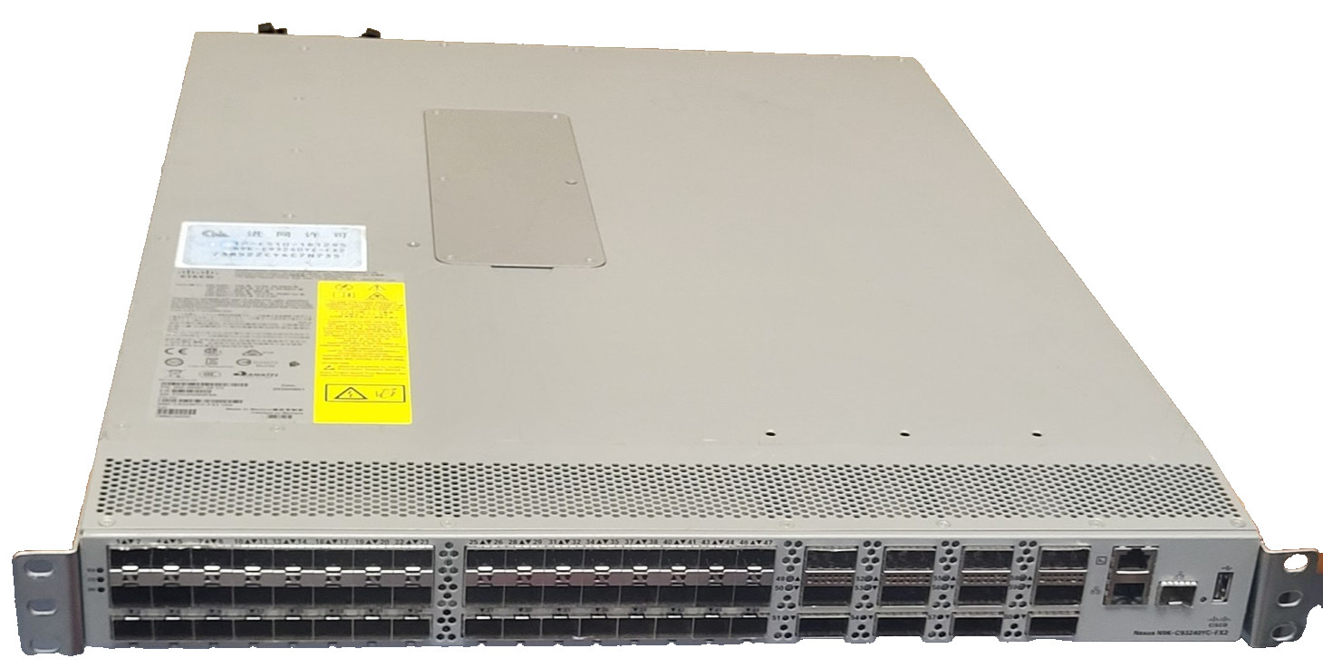 Cisco Nexus 93240YC-FX2 48 Port Catalyst Switch N9K-C93240YC-FX2 AS-IS READ #73