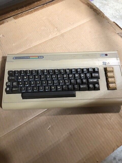 Commodore 64 Computer Keyboard, Untested, parts only, No Missing Keys