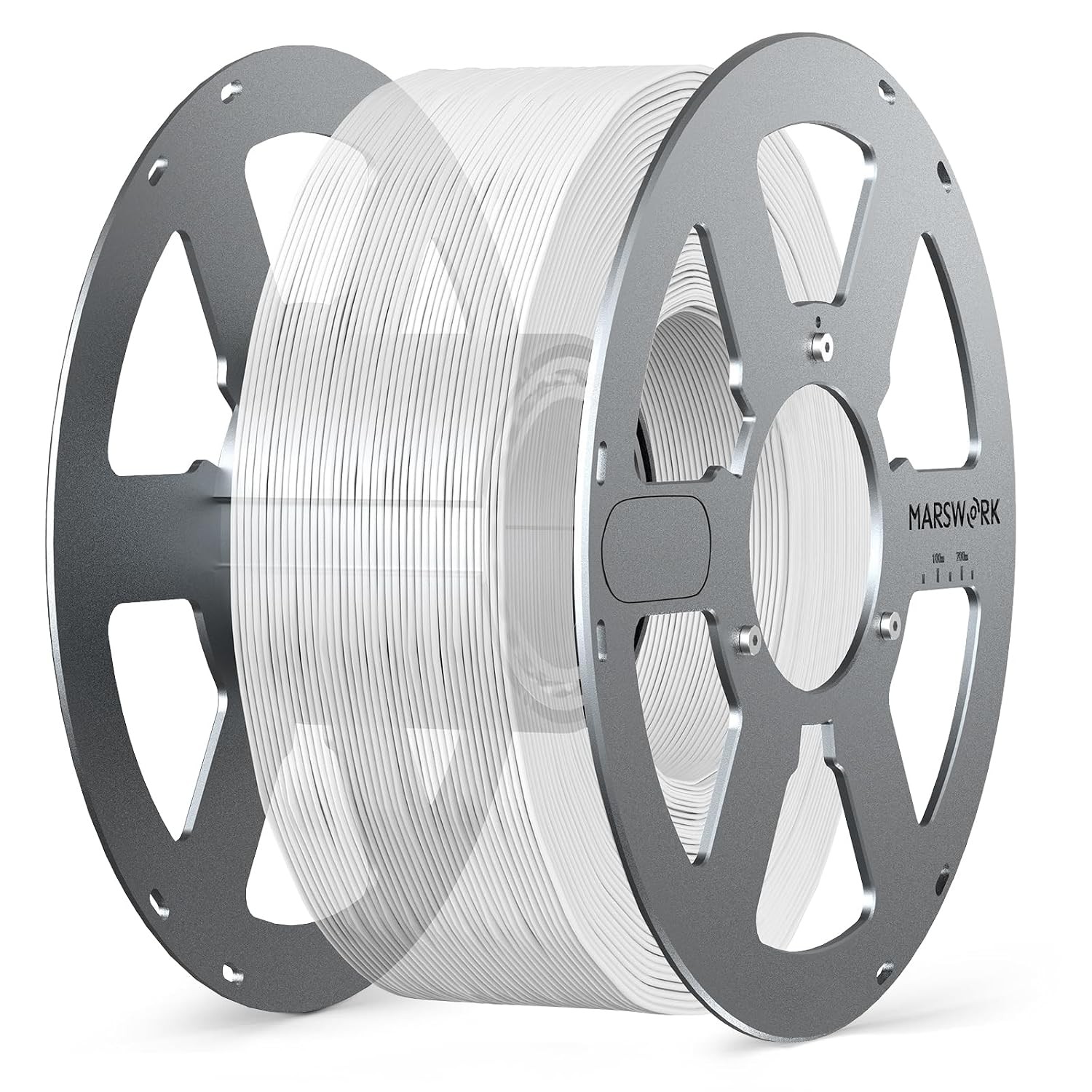 Aluminum Reusable Spool for Refill Filament, All-Metal Design with Smooth Precis