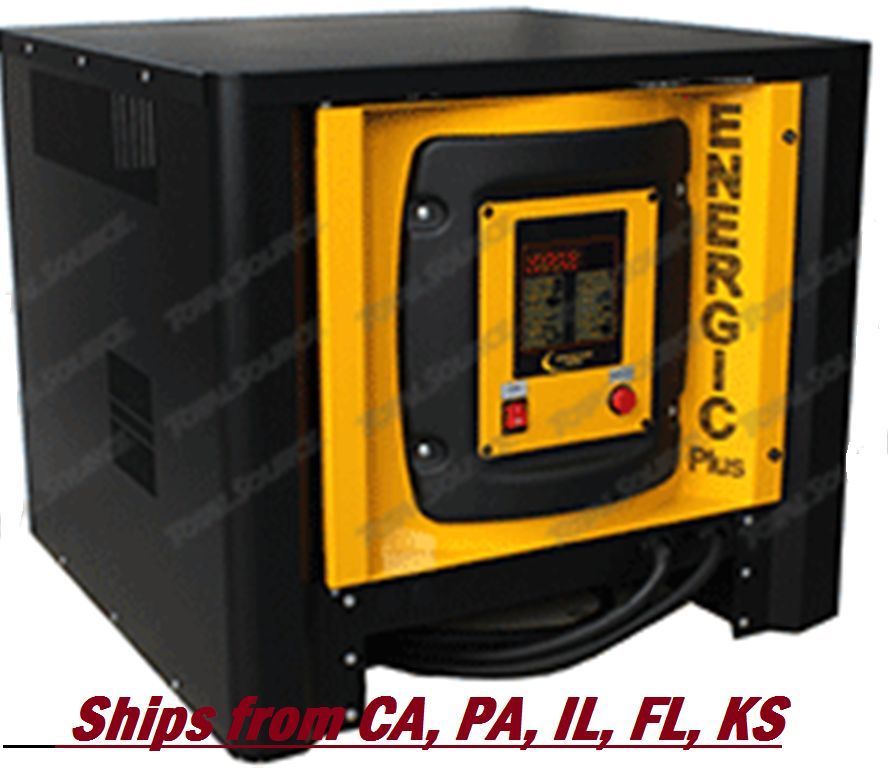 FORKLIFT BATTERY CHARGER 48 VOLTS THREE 3 PHASE DIGITAL 48V 80 AMP 208-240-480V