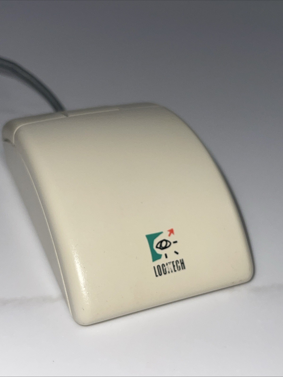 Vintage Logitech Serial Mouse CC-93-9MD 9-pin Connector 3-Button Mouse