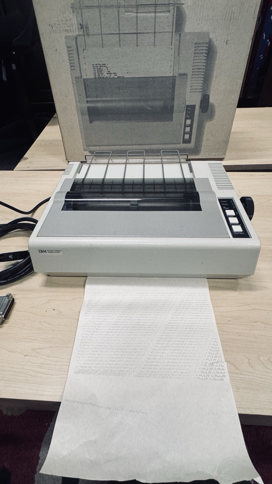 IBM Personal Computer Dot Matrix Printer Model 5152-002 with Box - Made in Japan