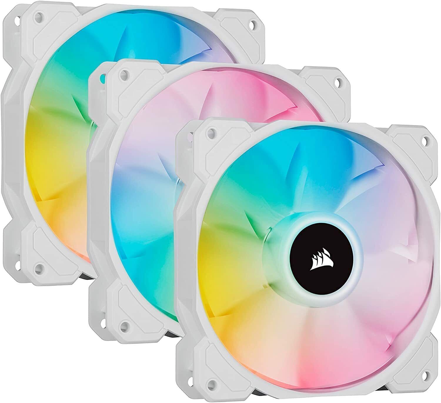2 BOXES OF WHITE Corsair iCUE SP120 RGB Elite Performance 120mm