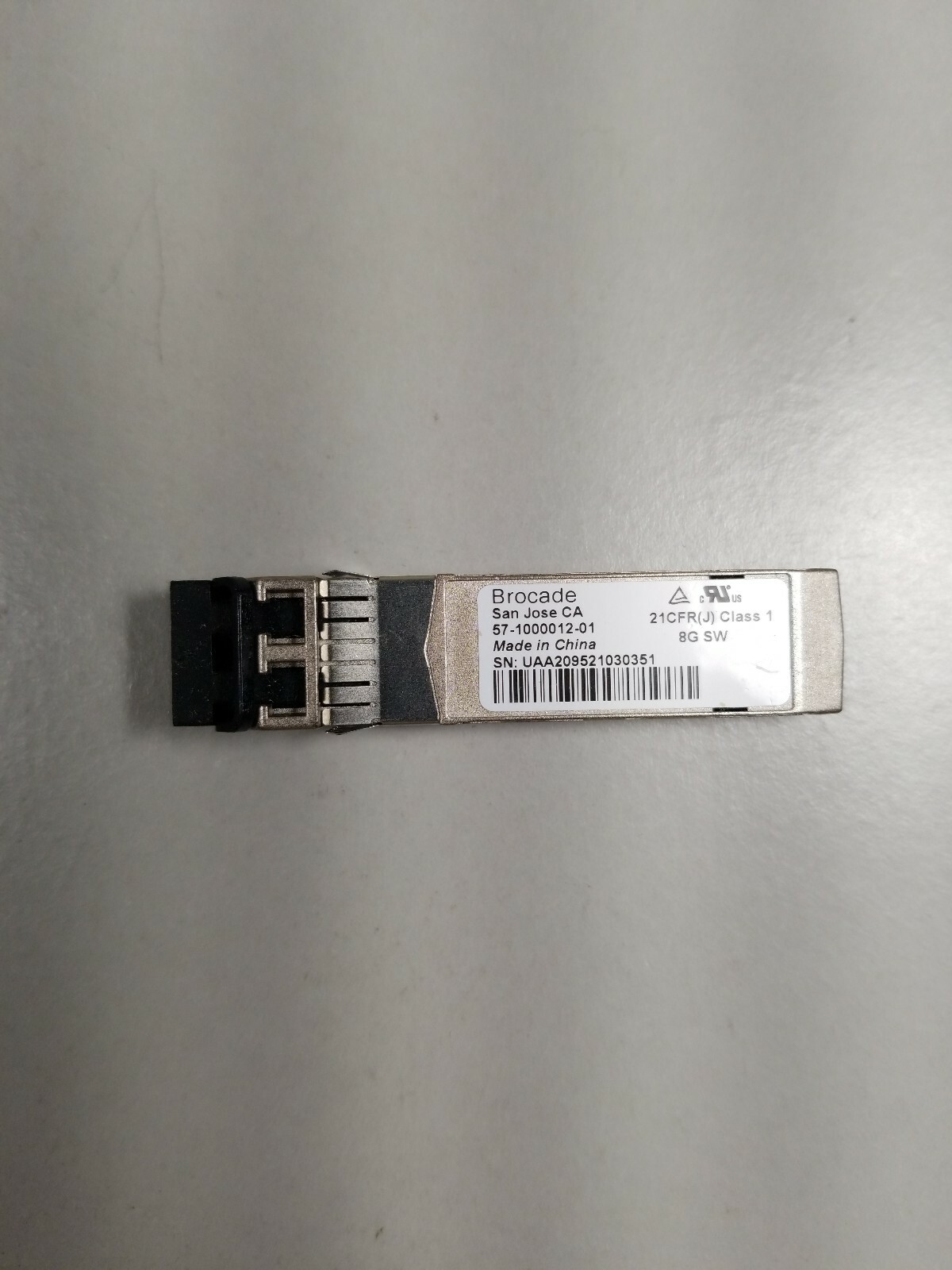 8GB Brocade Genuine Shortwave SFP+ SW 850NM Transceiver 57-10000, #S2