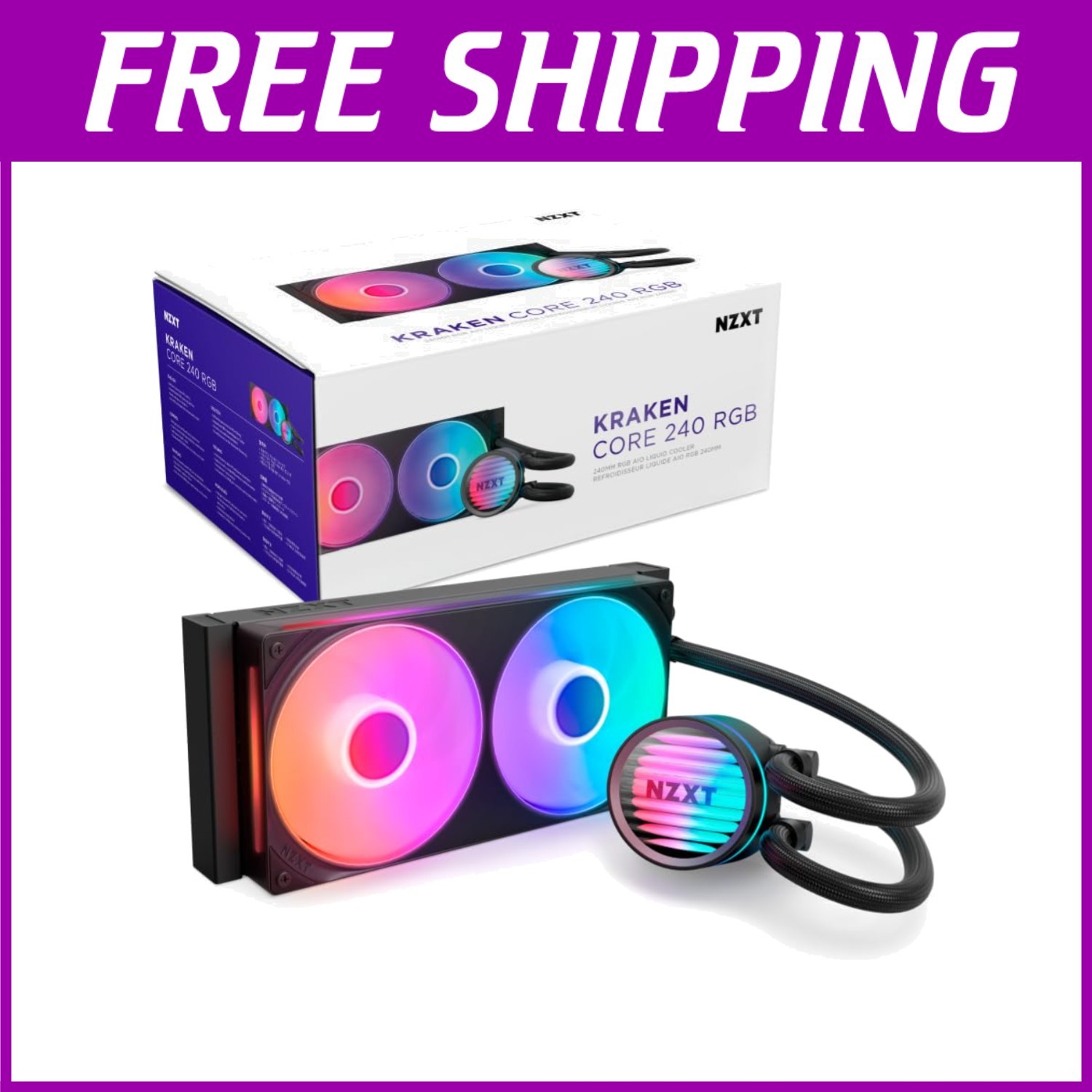 Kraken Core 240 RGB - AIO CPU Liquid Cooler - 240#