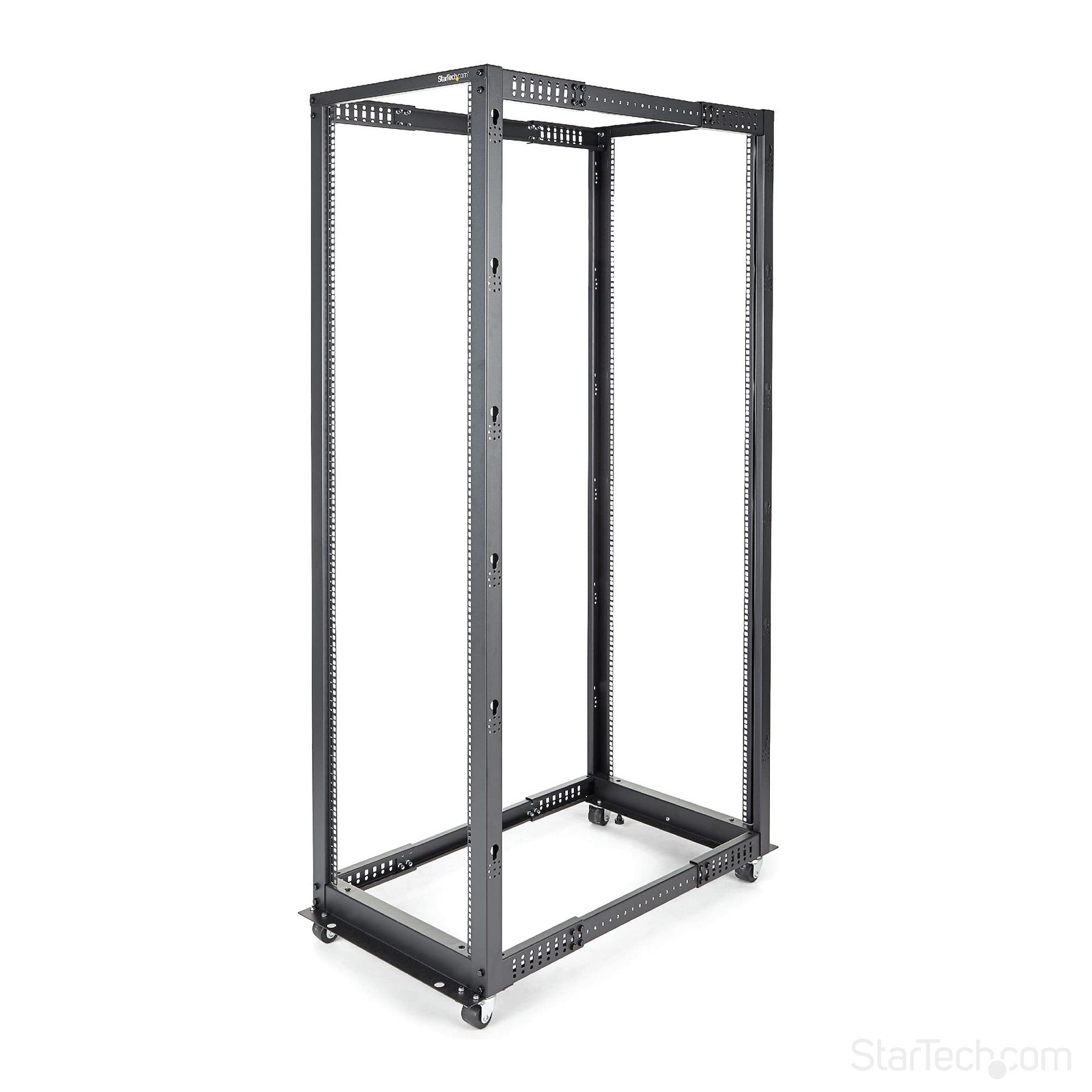 StarTech 42U 4-Post Open Frame Server Rack 19in Adjustable Depth 22-40in 1323lb