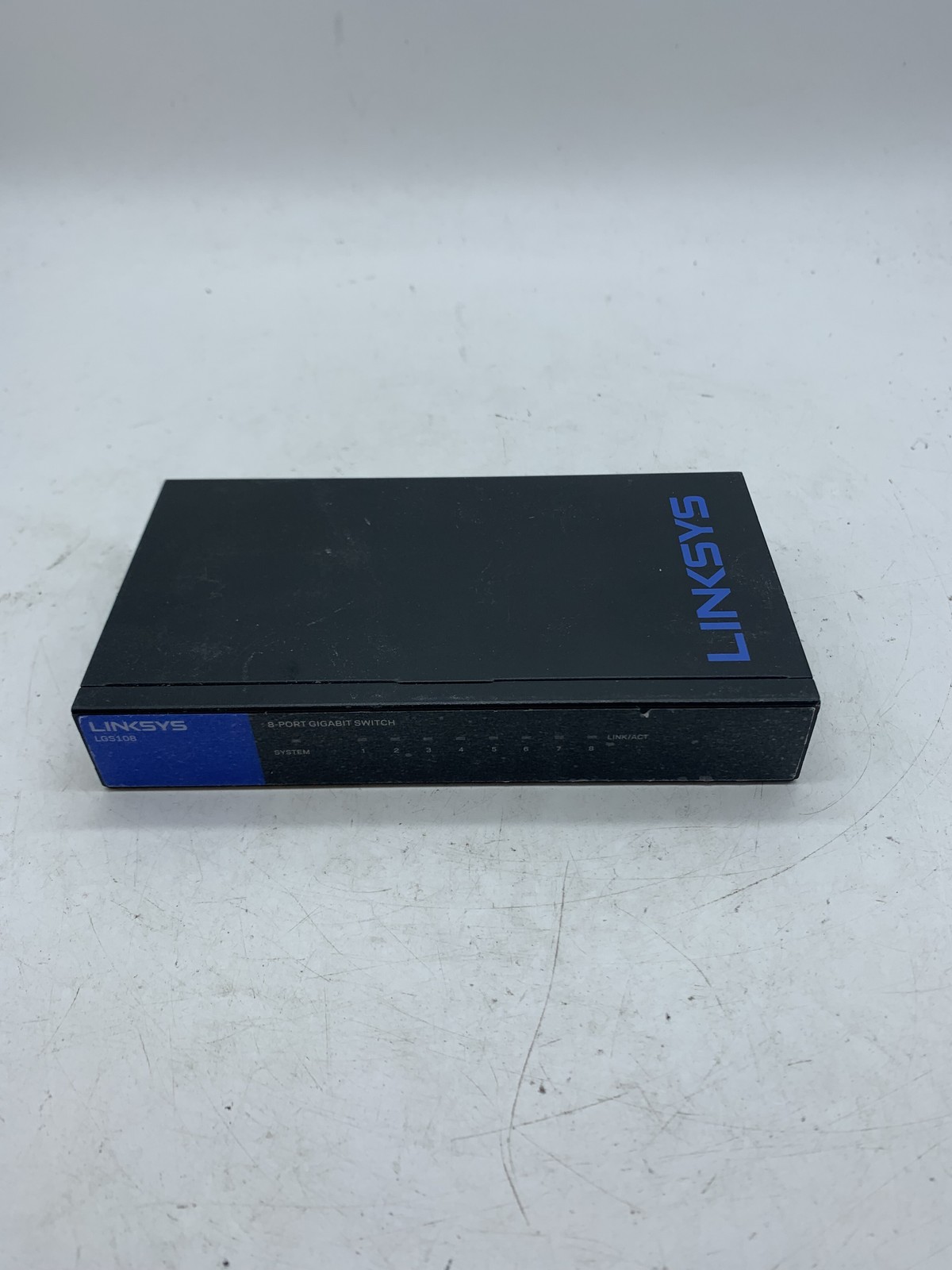 LINKSYS LGS108 8-Port Gigabit Switch No Adapter ~ 