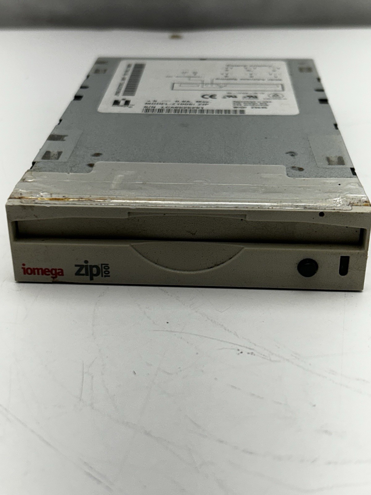 Iomega IDE Internal 3.5" Zip Drive Z100Si ZIP Compatible W/100MB Disk UNTESTED
