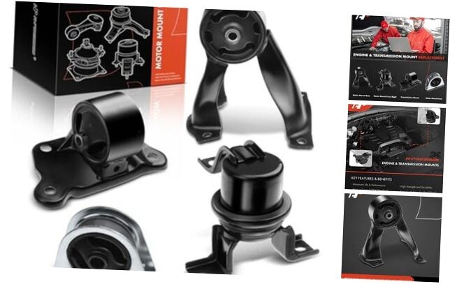 4PCS Engine Motor Mount and Transmission Mount Set Automatic Transmission