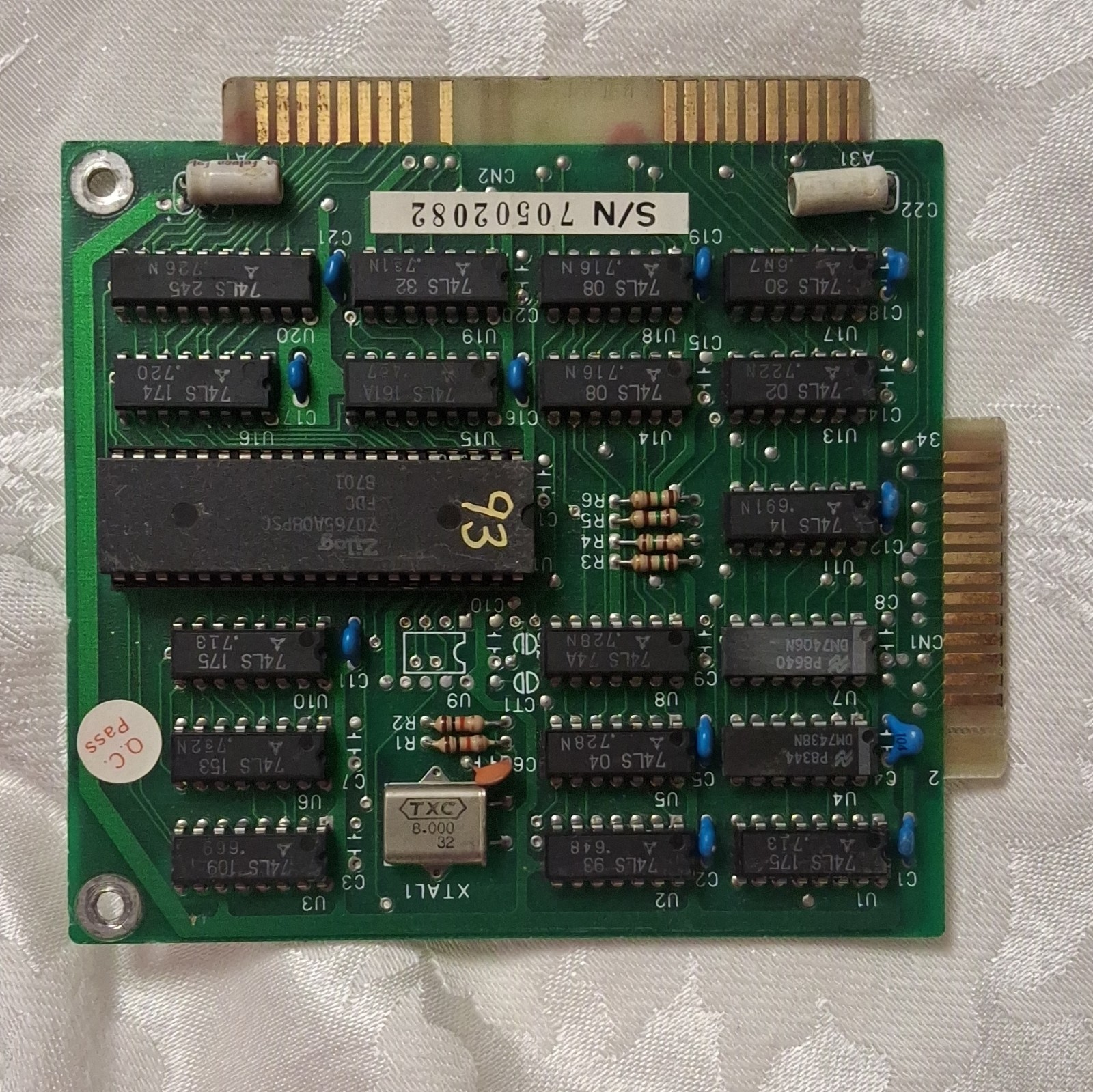 Vintage Interface Card for Apple II Expansion Card Circuit Board S/N 70502082