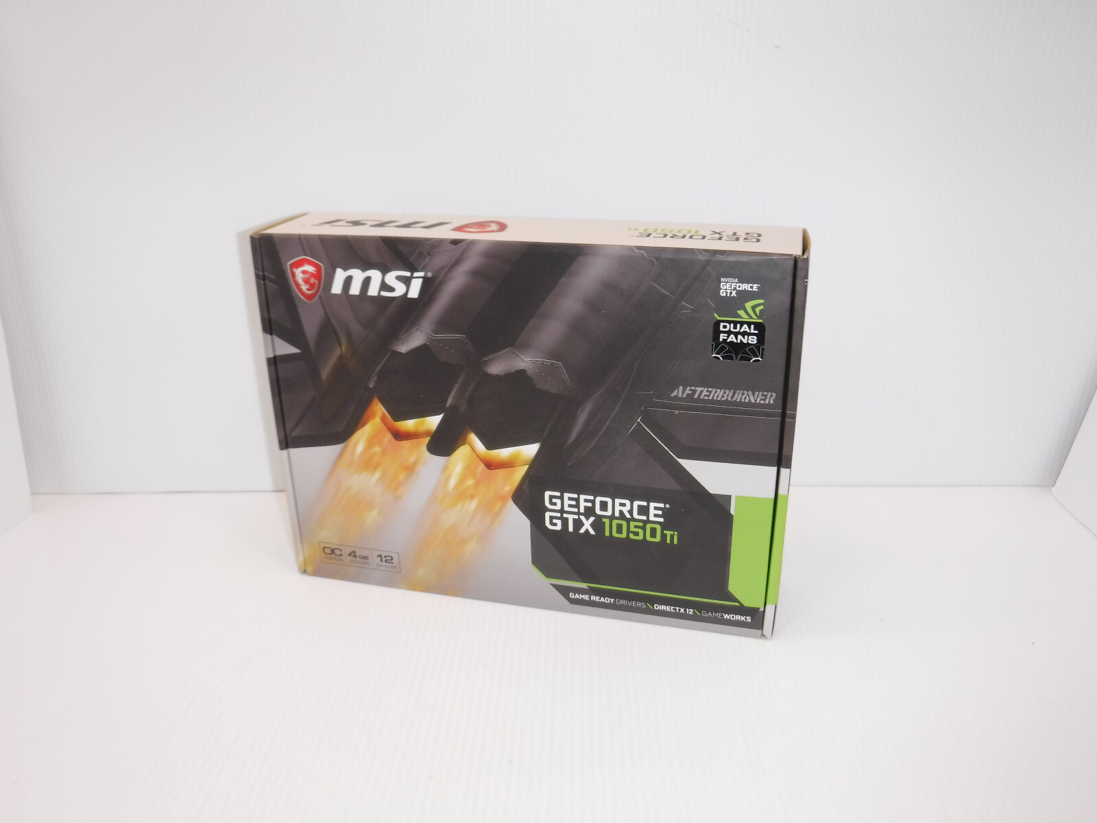 New (opend box) Msi Geforce GTX 1050 Ti 4G OC Graphics card