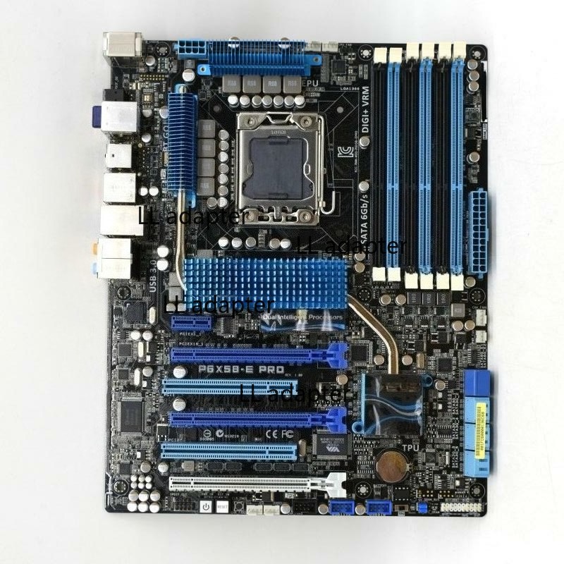 For ASUS P6X58-E PRO Motherboard LGA1366 DDR3 USB3.0 SATA3.0 ATX Mainboard