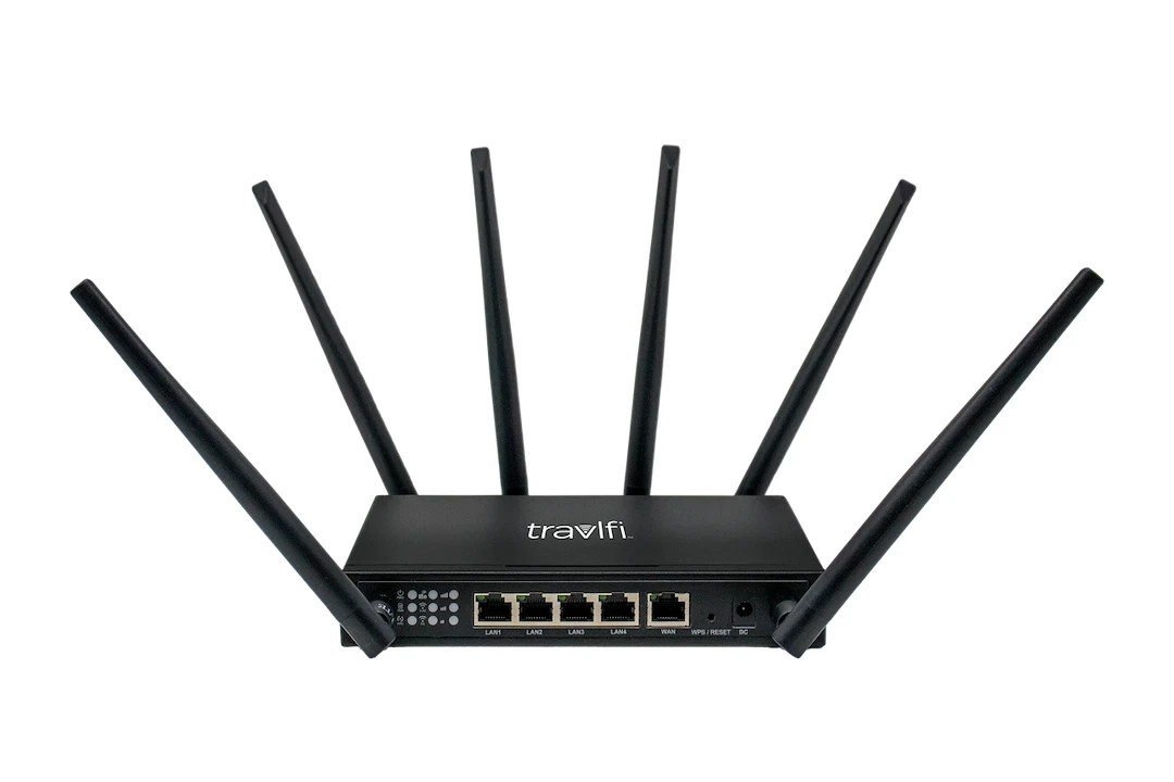 Pace TravlFi Journey XTR Mobile 4G LTE Router & Wi-Fi Extender W/Vsim Technology