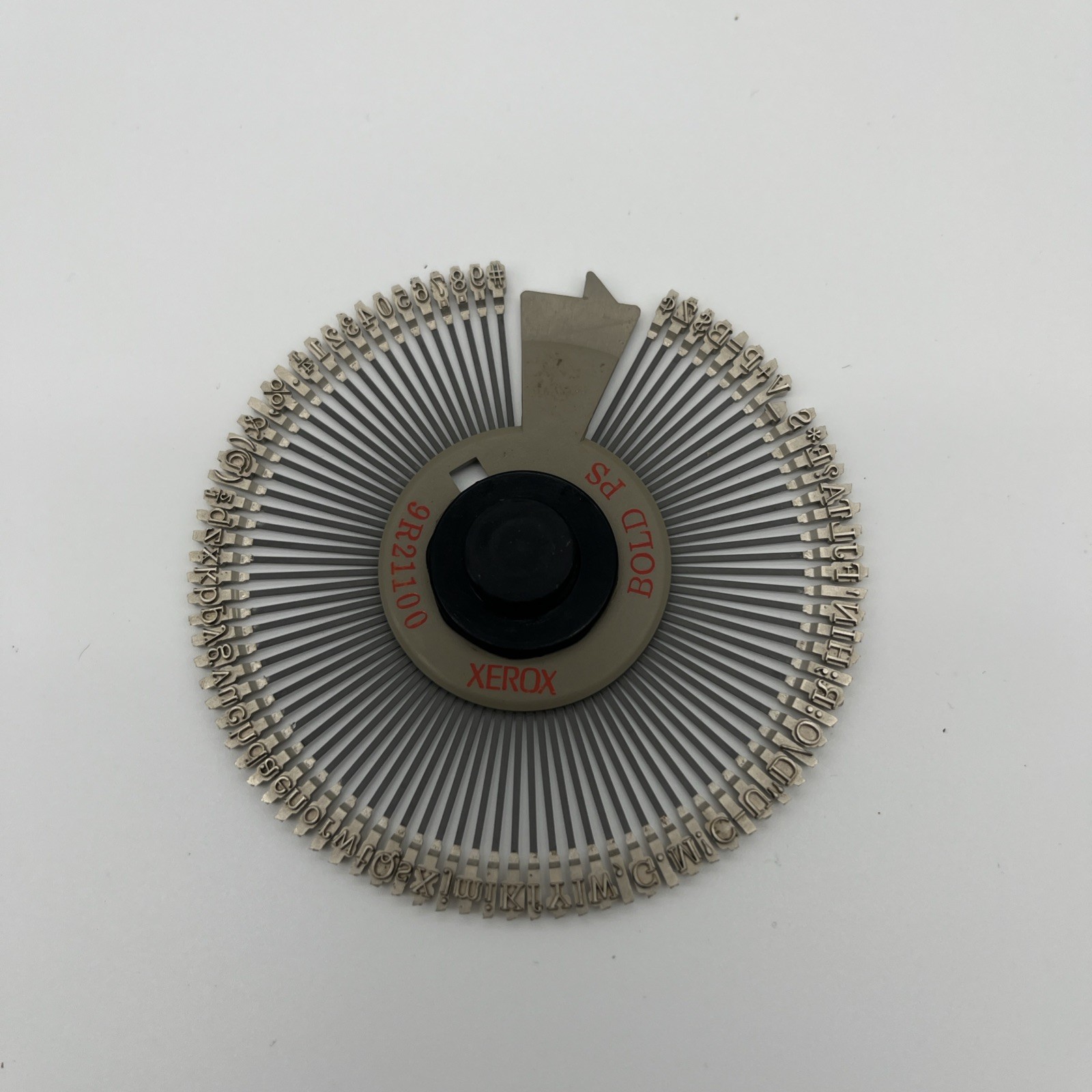 VTG Xerox Bold PS 9R21100 Typewriter Print Wheel | Open Box | Fast Shipping