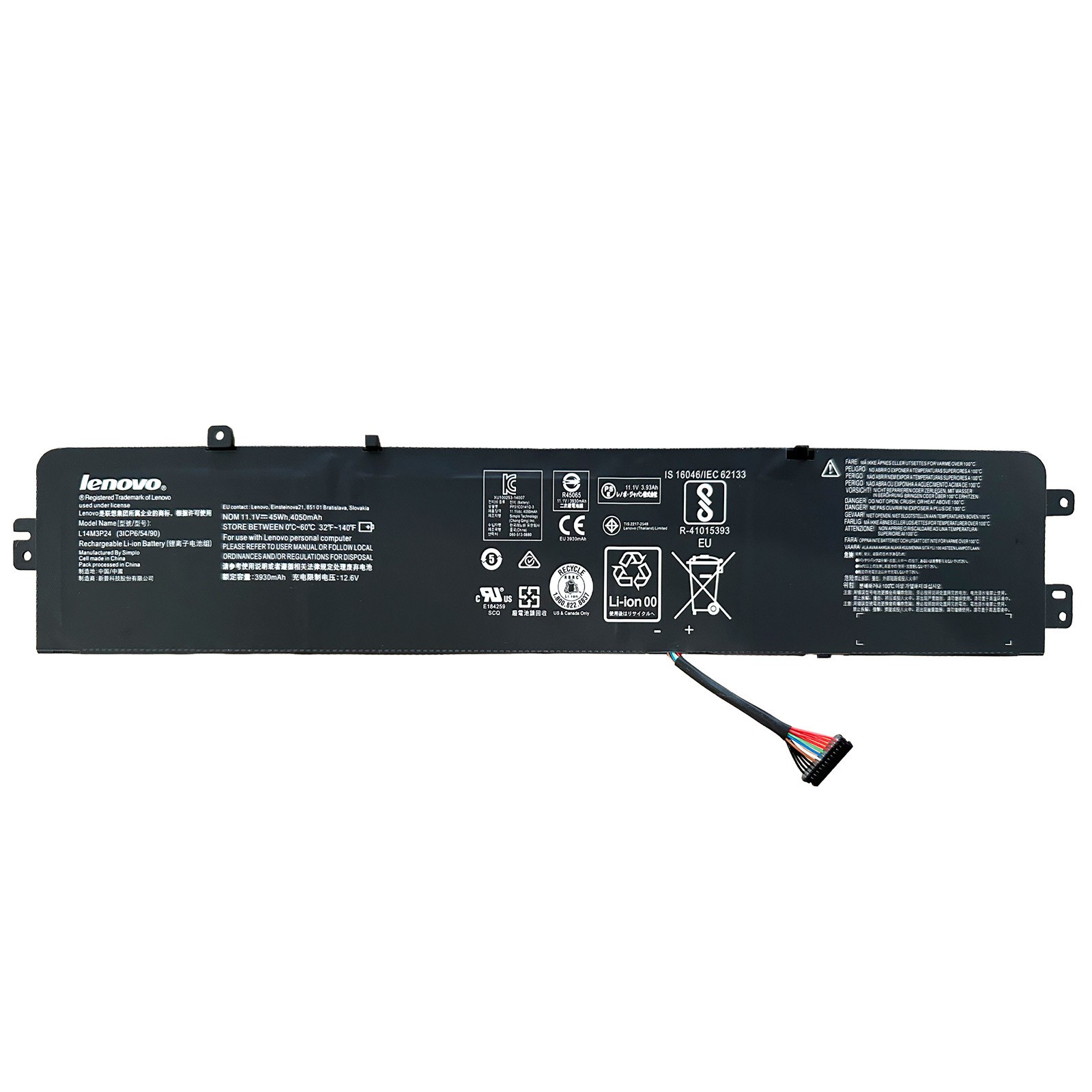 New Genuine L14M3P24 Battery for Lenovo Ideapad Y700-14ISK Y520-15IKBN 700-15ISK