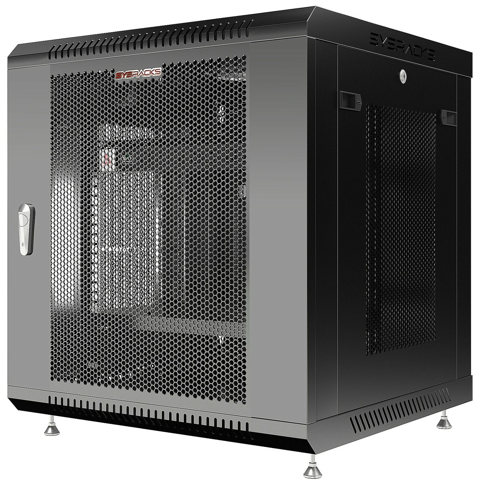Server Rack 12U Wall Mount Cabinet Locking Networking Data Enclosure VENTED Door