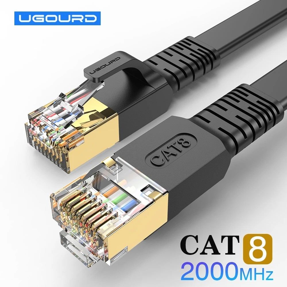 Cat 8 Ethernet RJ45 Cable Super Speed 40Gbps Patch LAN Network Gold Plated Lot
