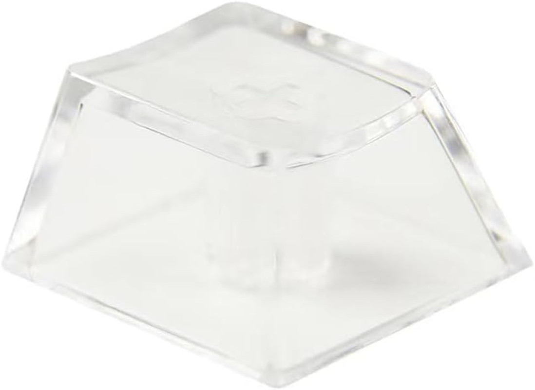 Blank Crystal Transparent Keycaps PC Material 1U Cherry Profile R4 Keycap for MX