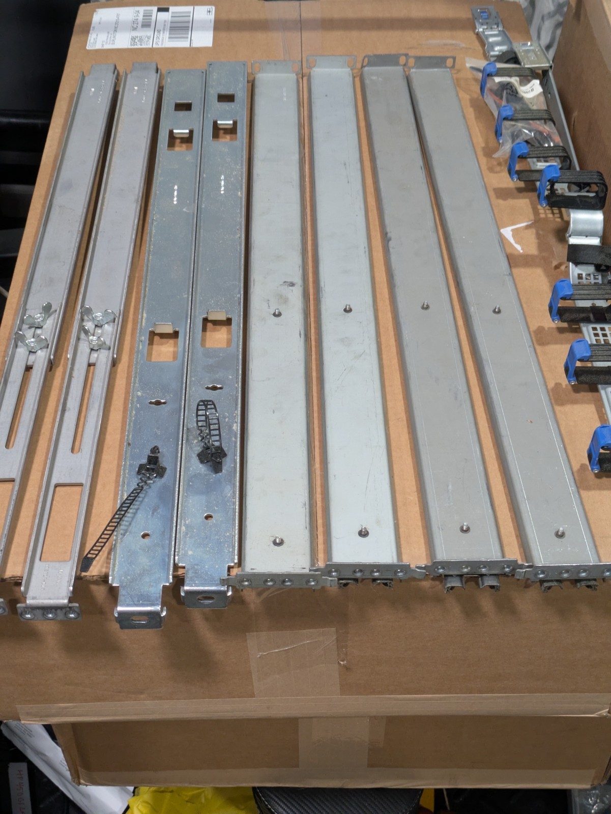 HP Compaq Server Rail & Hardware Lot (8pcs) 113826-001 115704-001 367966-007 1U