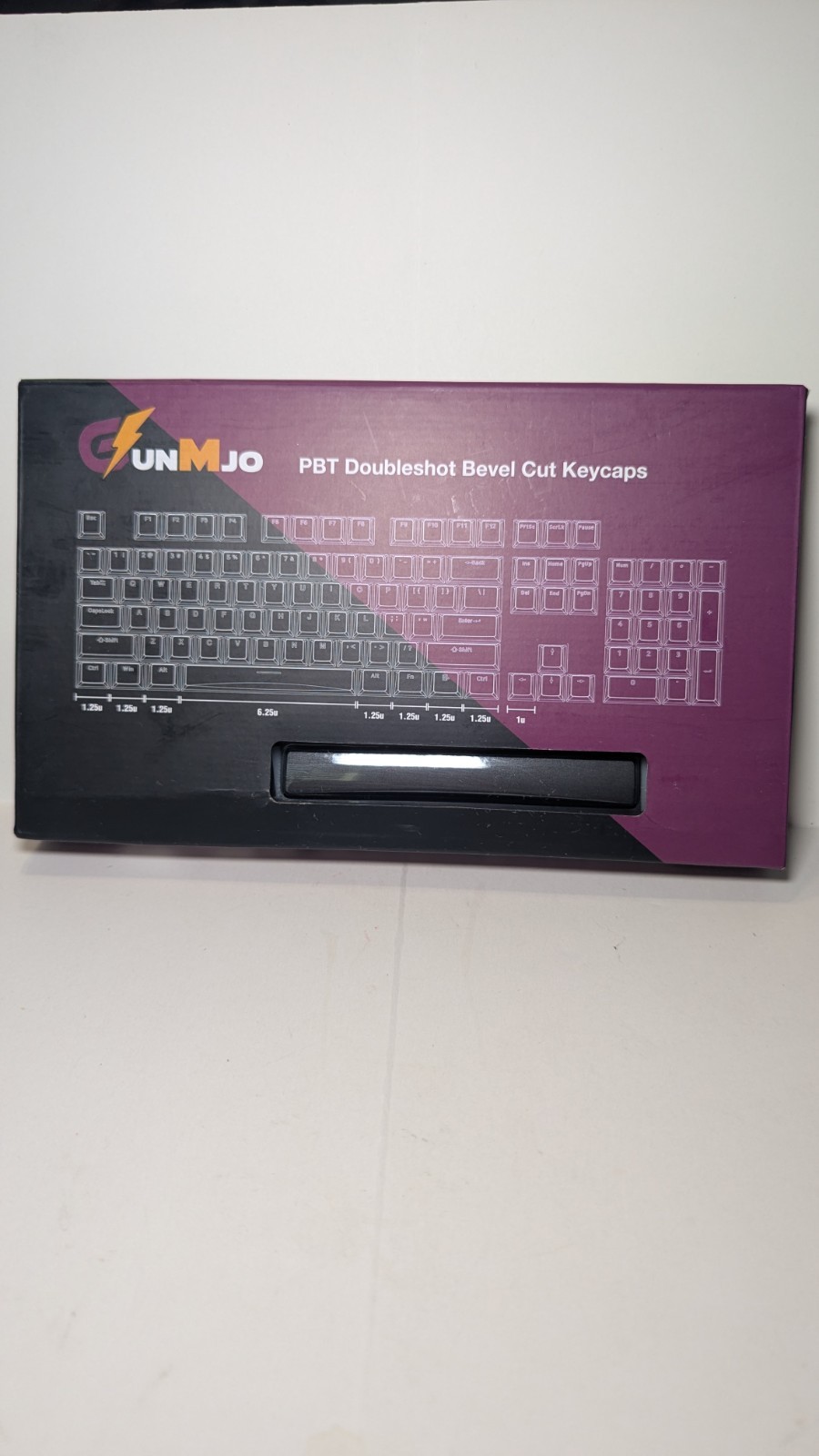 GunMjo PBT Doubleshot Bevel Cut Keycaps