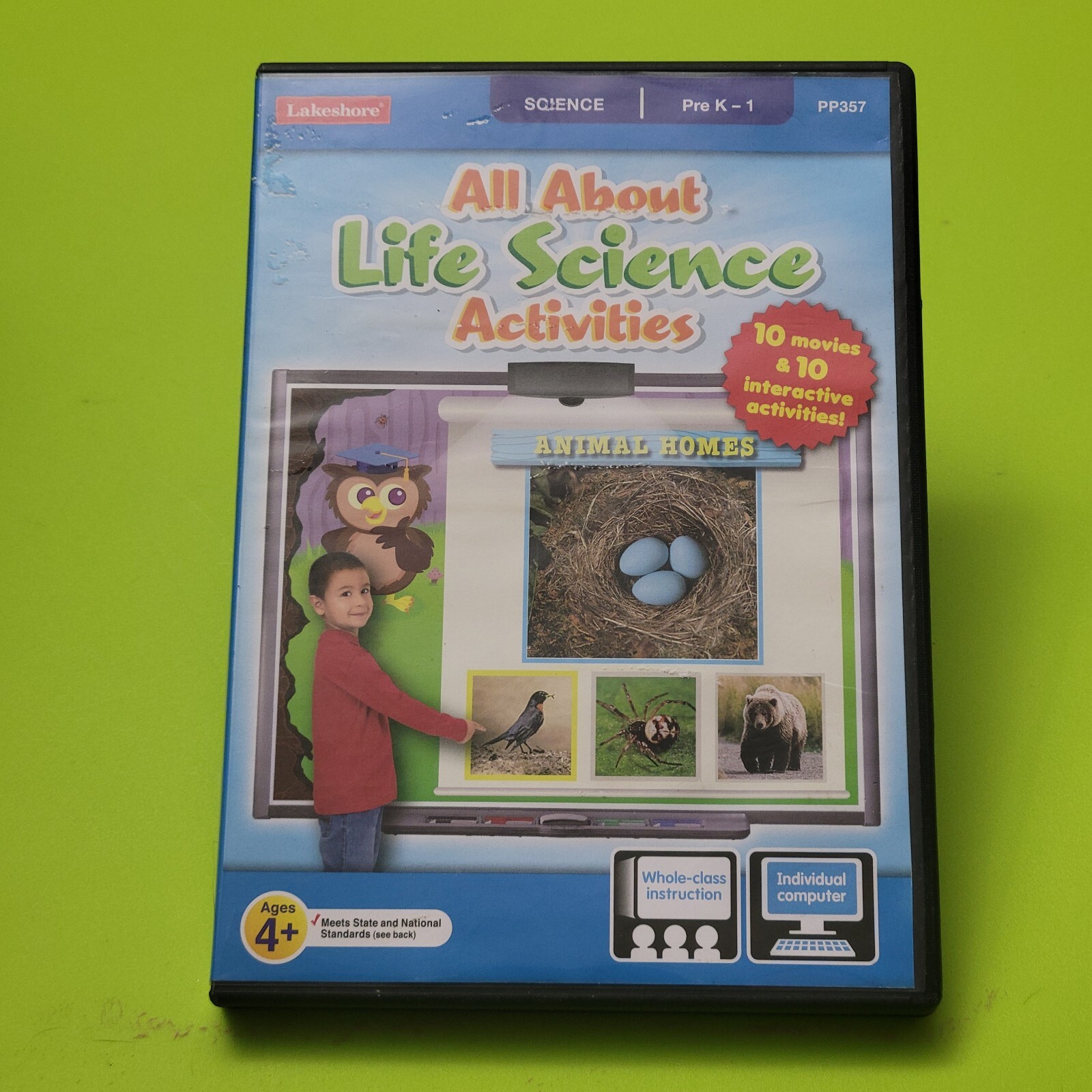 Lakeshore All About Life Science Activities 10 MOVIE + ACTIVITIES PC/MAC -- 📀 