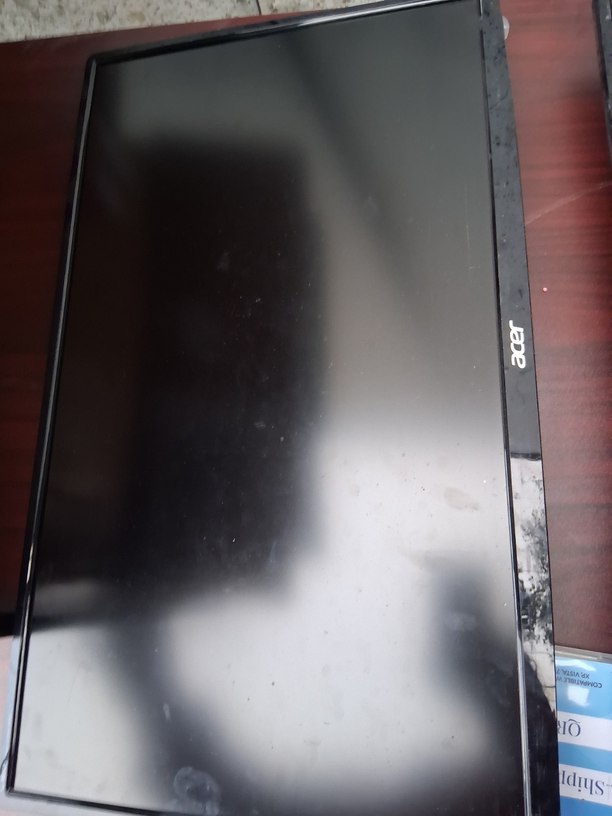 LG 23-24.9 in Black Flat Panel Computer Monitor, 16:9, Model LG Or ACER Monitor