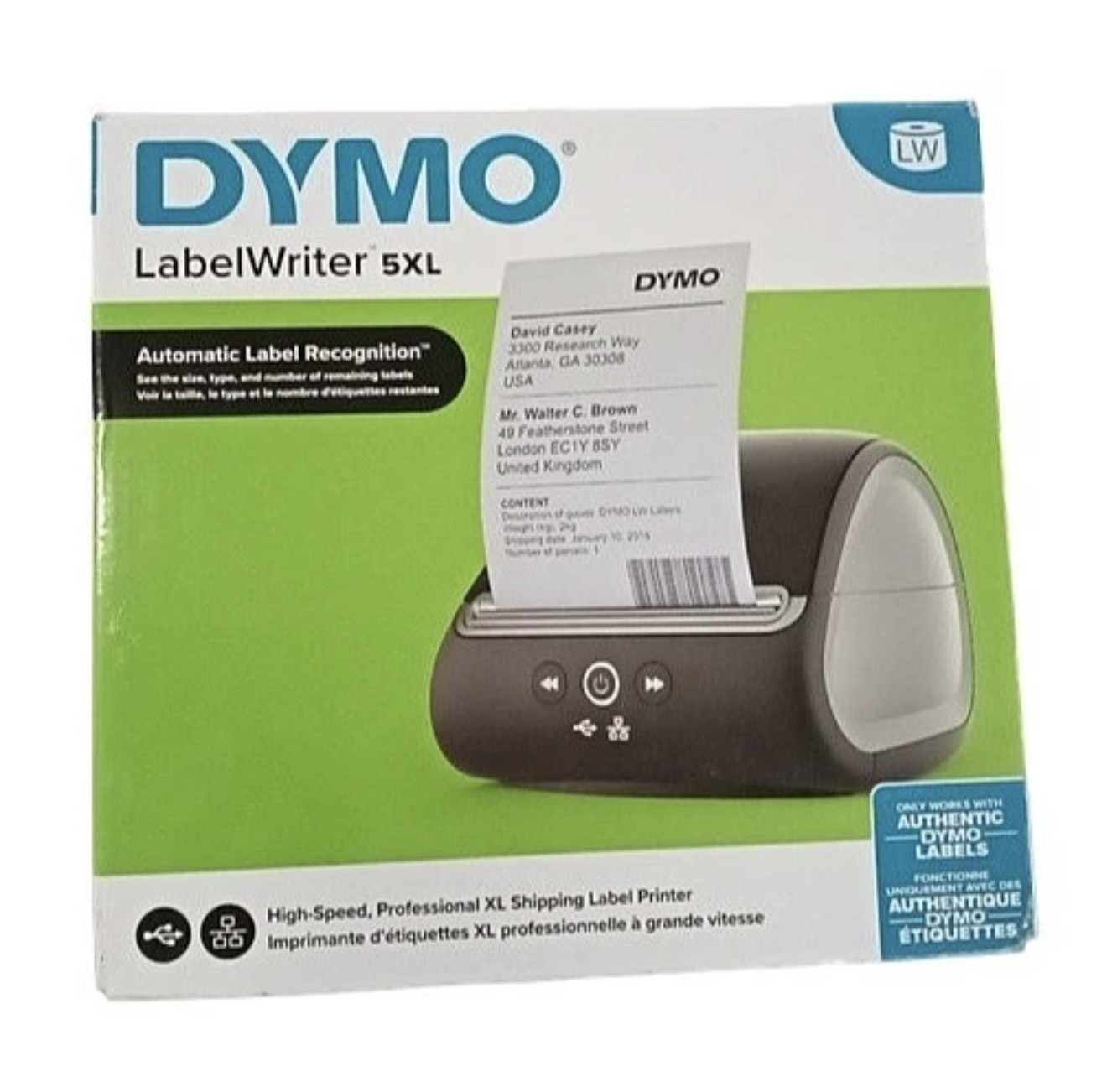 NEW IN BOX SEALED DYMO LabelWriter 5XL Thermal Label portable Printer  4x6