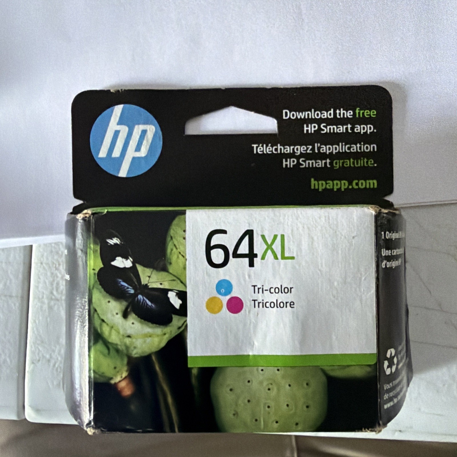 1 PACK Genuine HP 64XL High Yield Ink Cartridge Tri Color (N9J91AN)