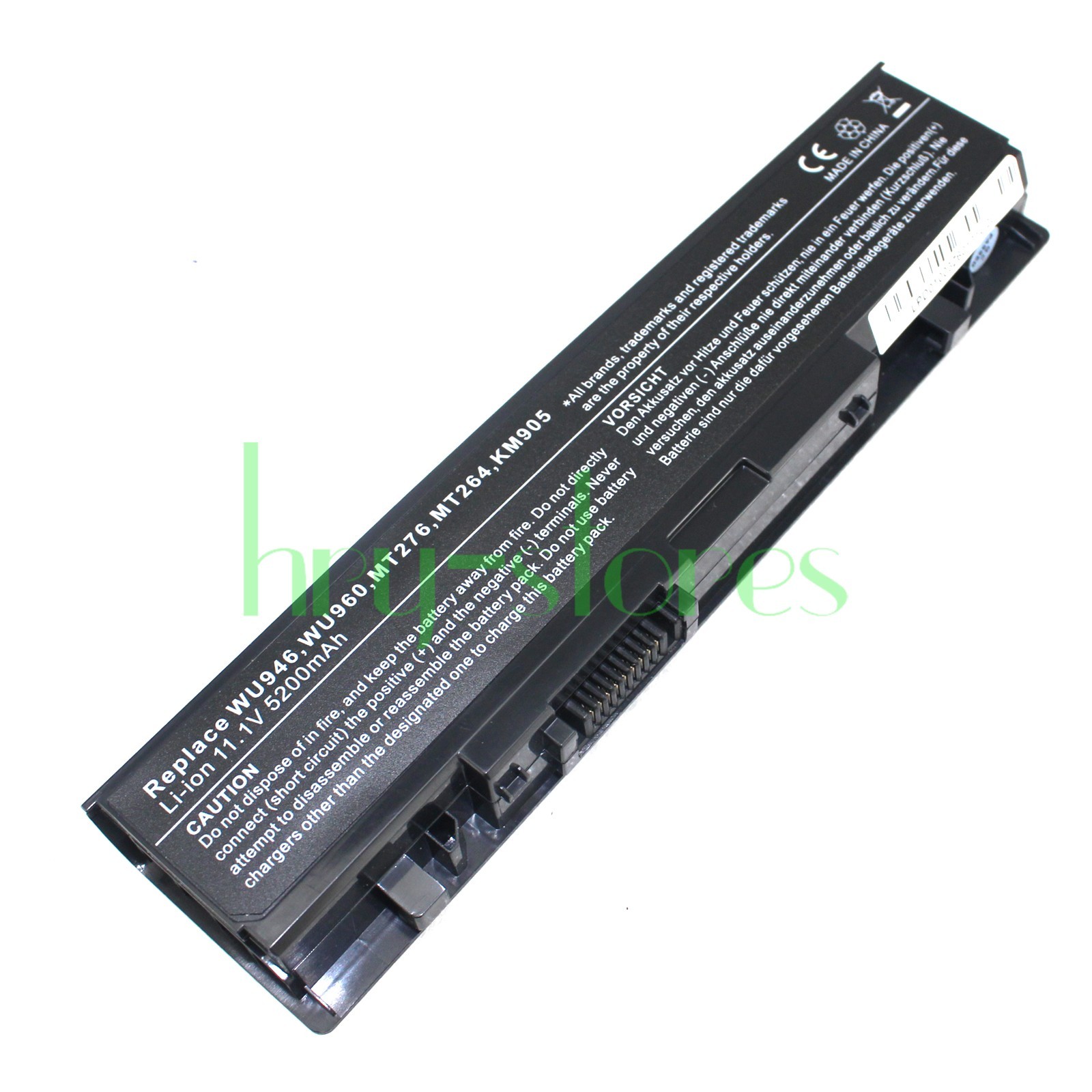 6Cell NEW Laptop Battery for Dell Studio 1535 1536 1555 1557 1558 WU965 WU946
