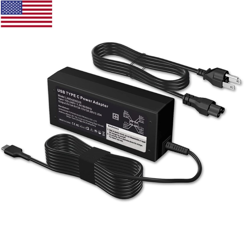 65W USB-C Power Adapter Compatible for HP ProBook 465 445 460 440 450 455 G10