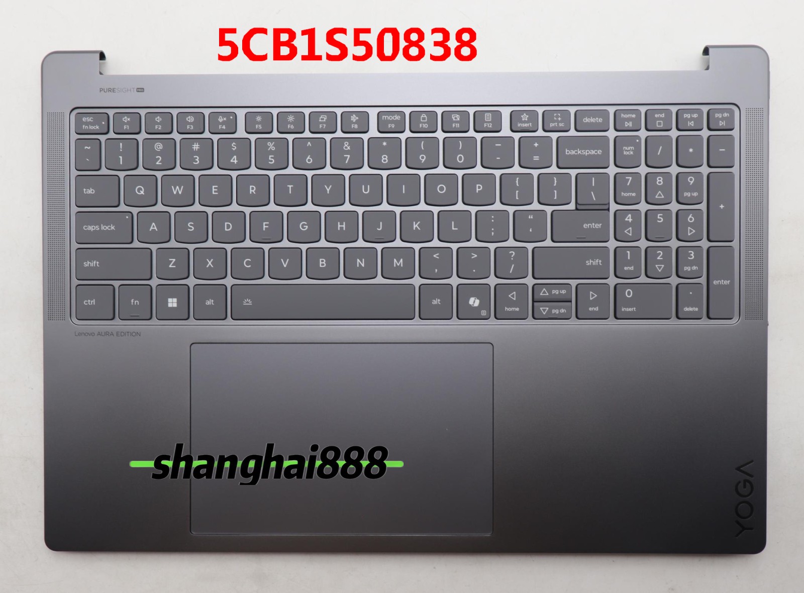 5CB1S50838 for lenovo Yoga Pro 9 16IAH10 83L0 Palmrest c cover keyboard touchpad