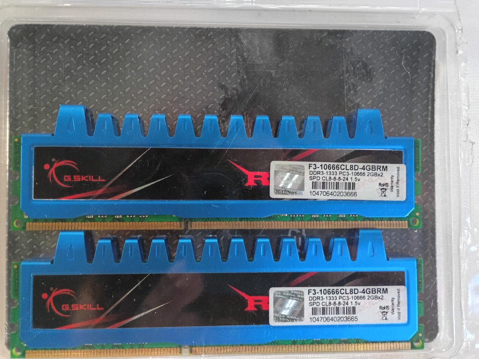 G.Skill PC3-10666 2 GB DIMM 1333 MHz DDR3 SDRAM Memory (F3-10666CL8D-4GBRM)
