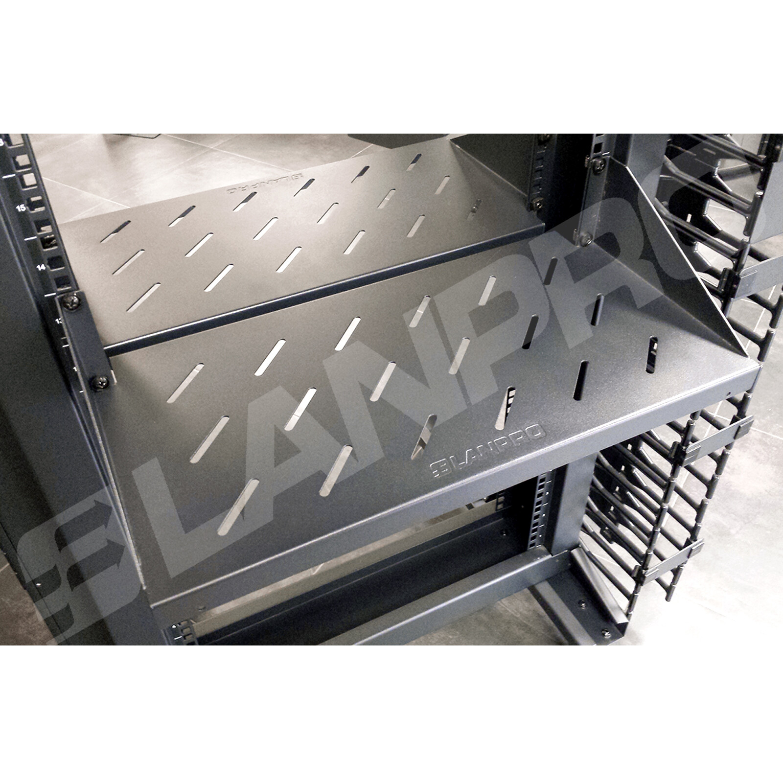 19" 2U shelf  NetworkRack mount  Heavy Duty for servers UPS and others 1 pair