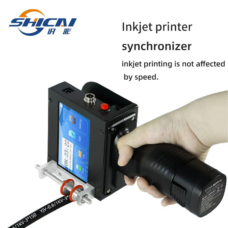 Intelligent Handheld Inkjet Printer PVC Wire Pipe Production Batch Code Device